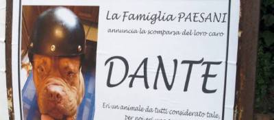 Il manifesto d'addio per Dante