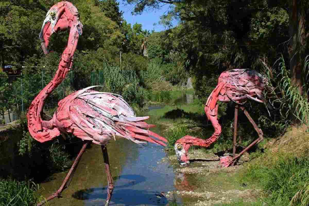 opere animali spazzatura