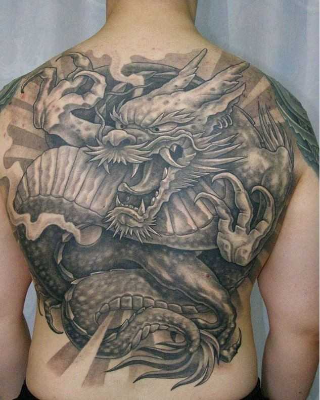 Tatuaggio di drago giapponese