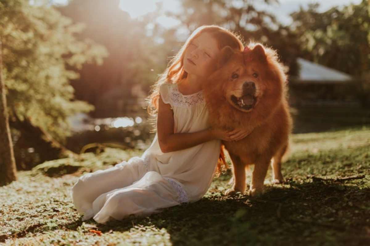 bambini e morte del cane