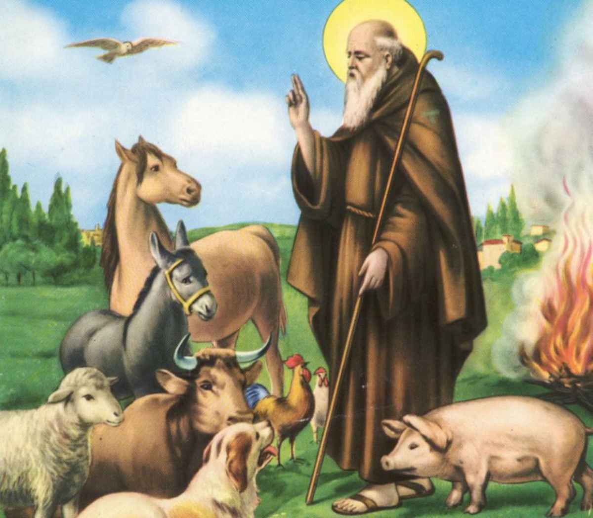 Benedizione degli animali Sant’Antonio abate il protettore degli animali