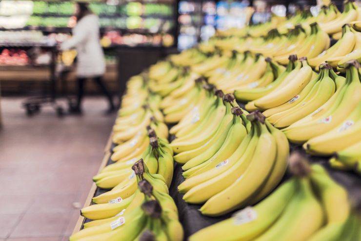 Banane al supermercato