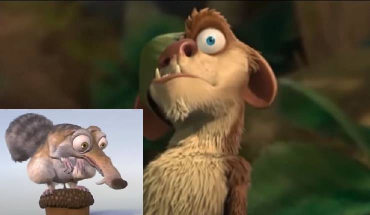 Scrat e Buck de L'Era Glaciale