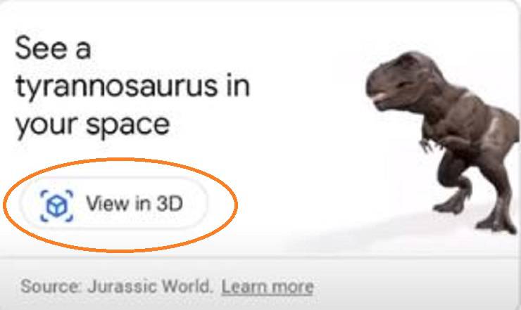 dinosauri per foto e video