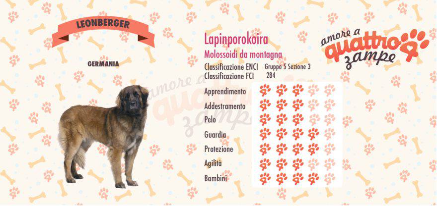 Leonberger scheda razza