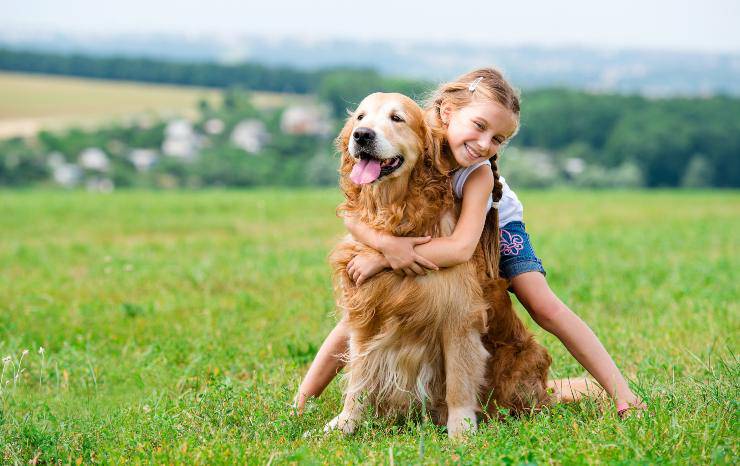 cane e bambino