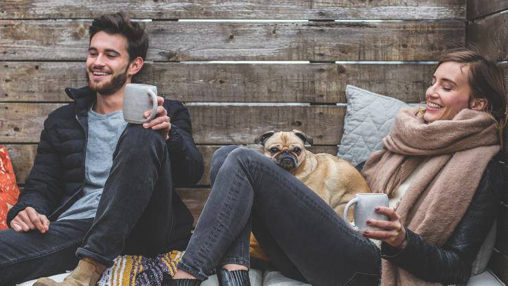 cane aiuta a conoscere potenziali partner amore coppia