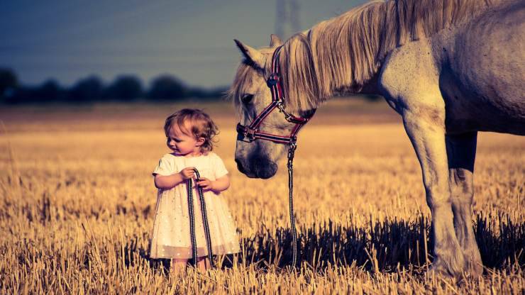 Paura dei cavalli nei bambini
