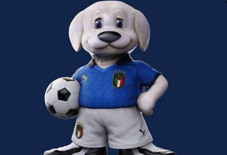 mascotte italia europei 2021