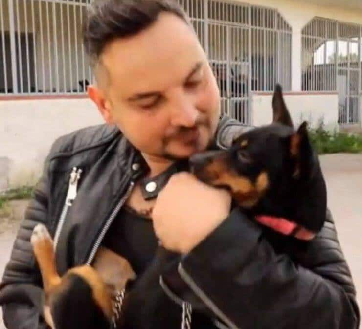 Nunzio Bellino e Chicco nel corto (Screen Video)