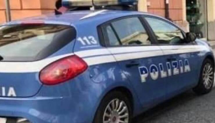 Volante della Polizia (Screen Facebook)