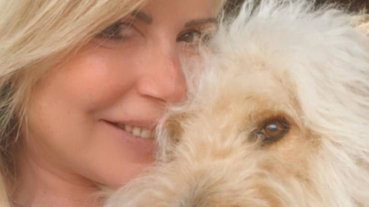 Monica Leofreddi e il suo cane