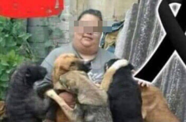 Brenda con i suoi amati amici animali (Screen Facebook)