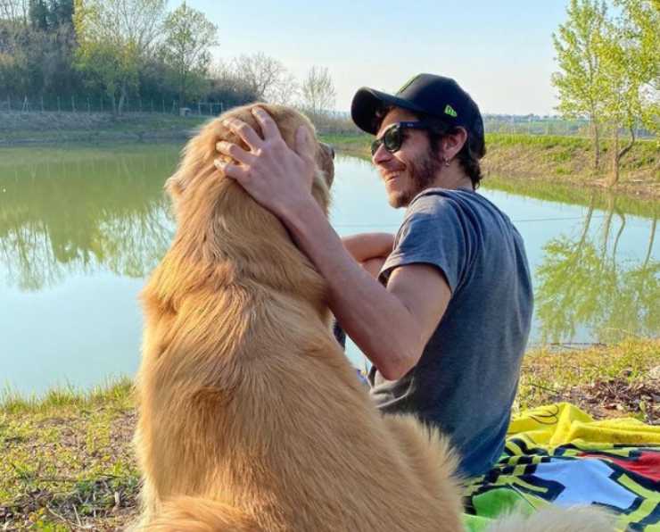Valentino Rossi e il suo cane