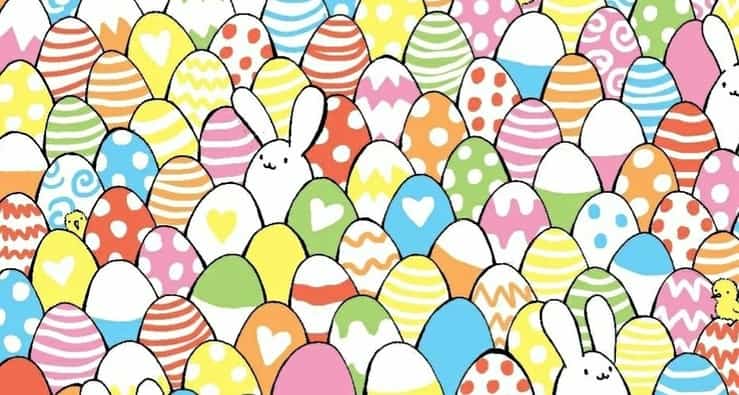 Test visivo di Pasqua: solo i più brillanti sapranno risolvere la caccia alle uova (Foto Instagram)
