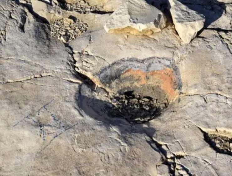 geologo scopre impronte dinosauro