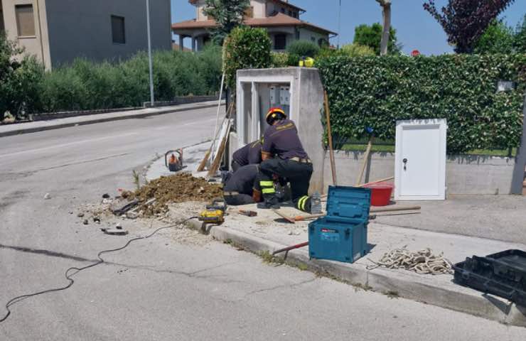 gattino operazione recupero armadietto 