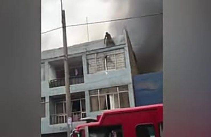 Si lancia in casa durante l'incendio per salvare la vita a 25 cani