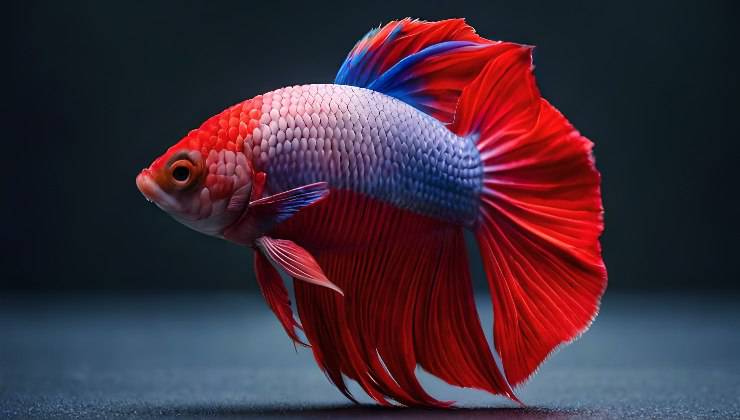 Pesce betta in acquario