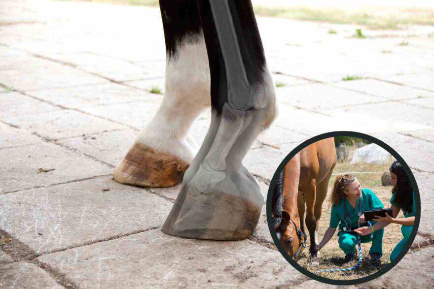 zampe del cavallo e veterinarie