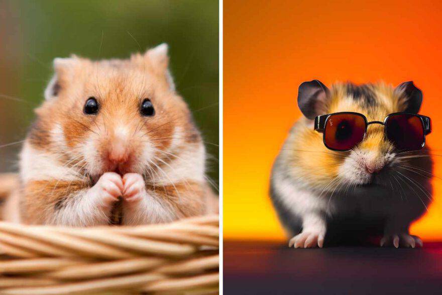 la vista del criceto