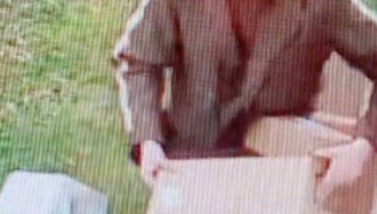 Il ragazzo delle consegne con il pacco tra le mani