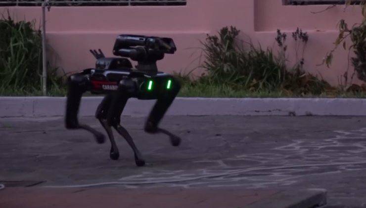 Cane robot per i carabinieri 