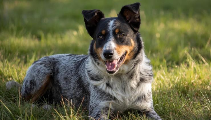 Lucy è una femmina di cane Kelpie incrociata con un Blue heeler