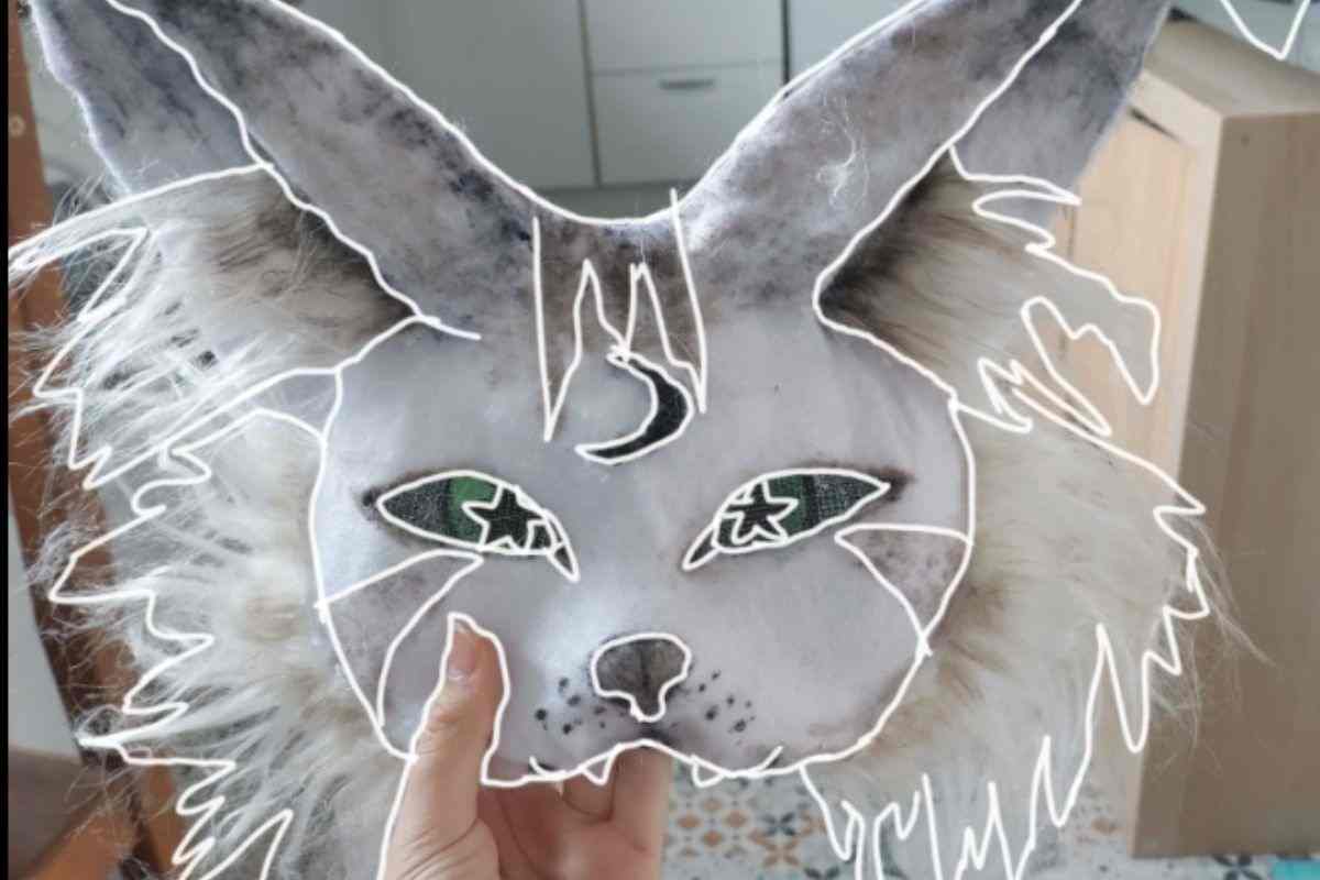 maschera da gatto