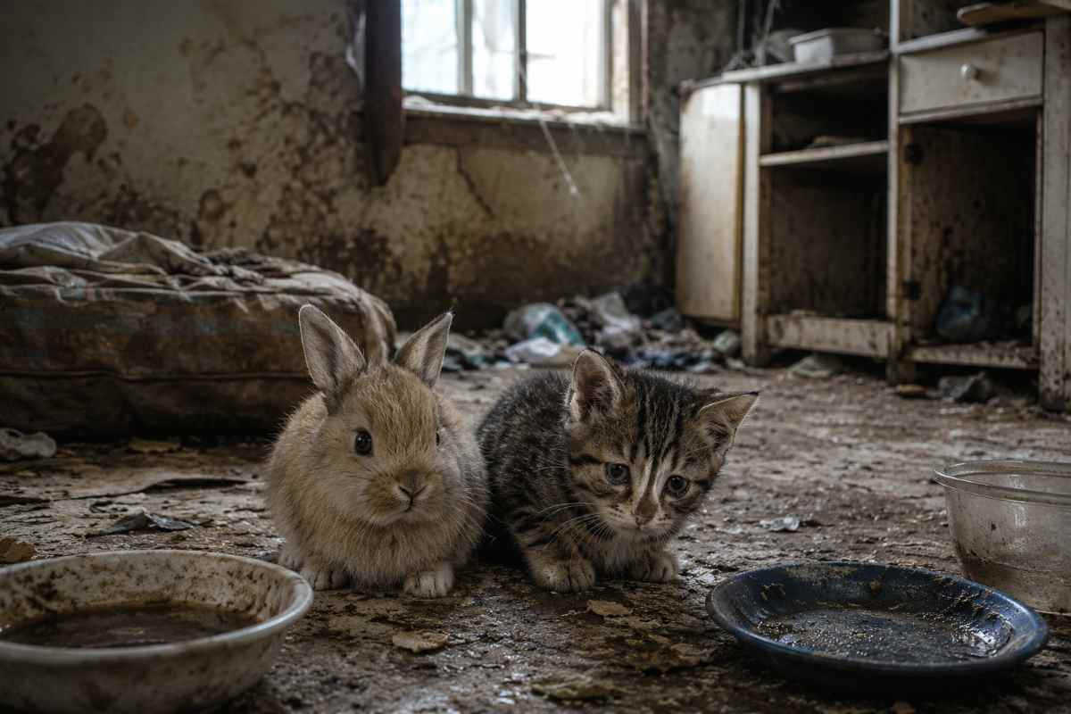 animali maltrattati 