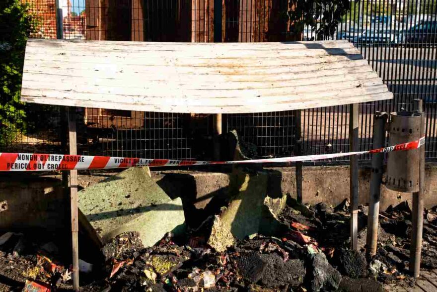 incendio colonia felina pordenone