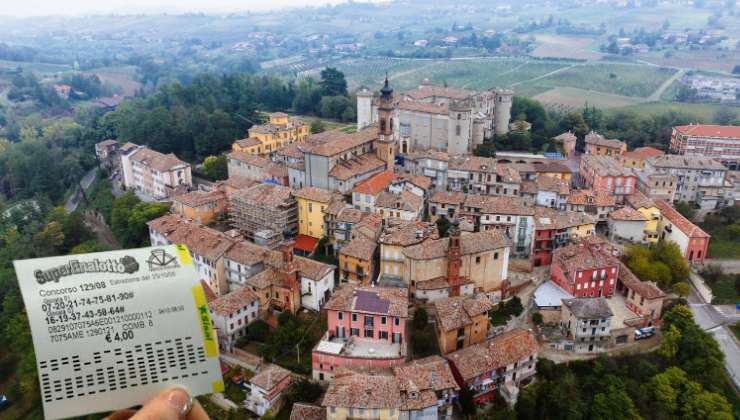 vincita del superenalotto ad asti
