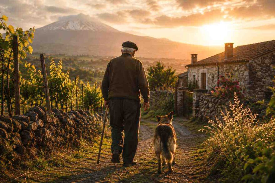 Uomo con cane