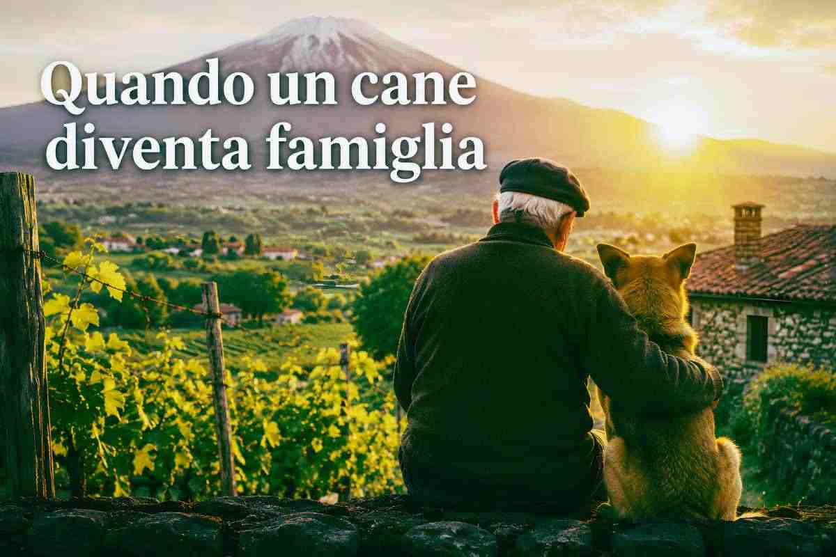 Cane con anziano