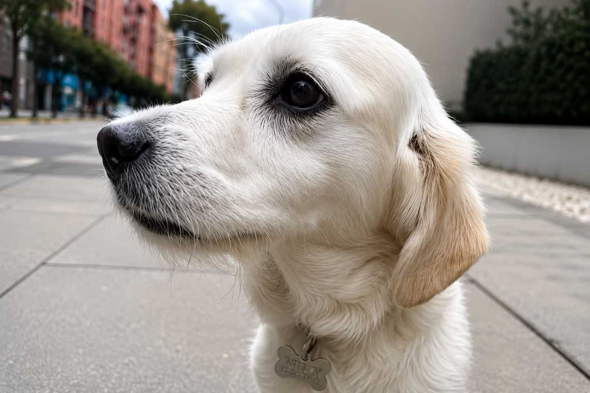 cane bianco 