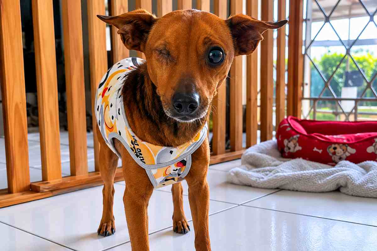 cane senza occhio